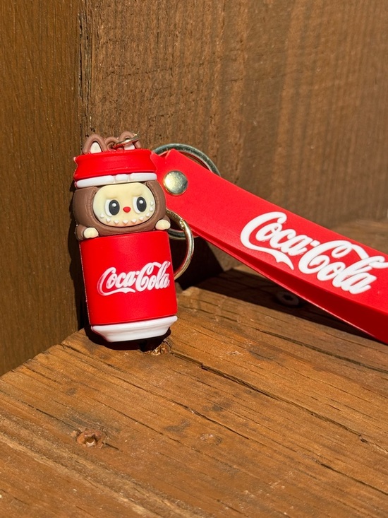 Coca Cola Other - New Coca Cola Red Character Kids Bag Keychain Lafufu Charm